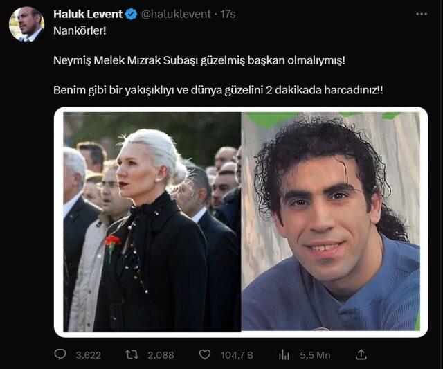 Haluk Levent paylaştı! Neymiş Melek Mızrak Subaşı güzelmiş...